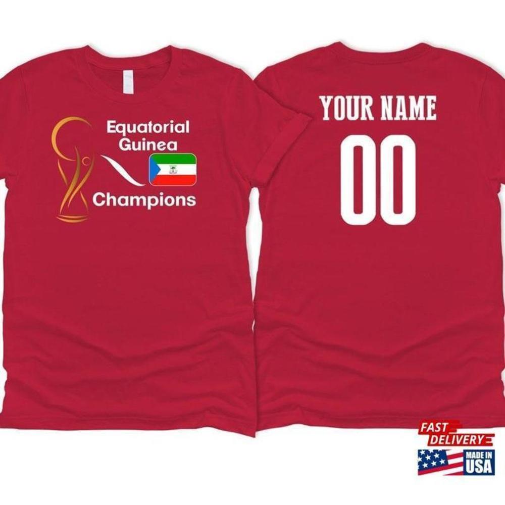Equatorial Guinea National Country Team Sport Soccer Tshirt Unisex - Picture 1 of 4
